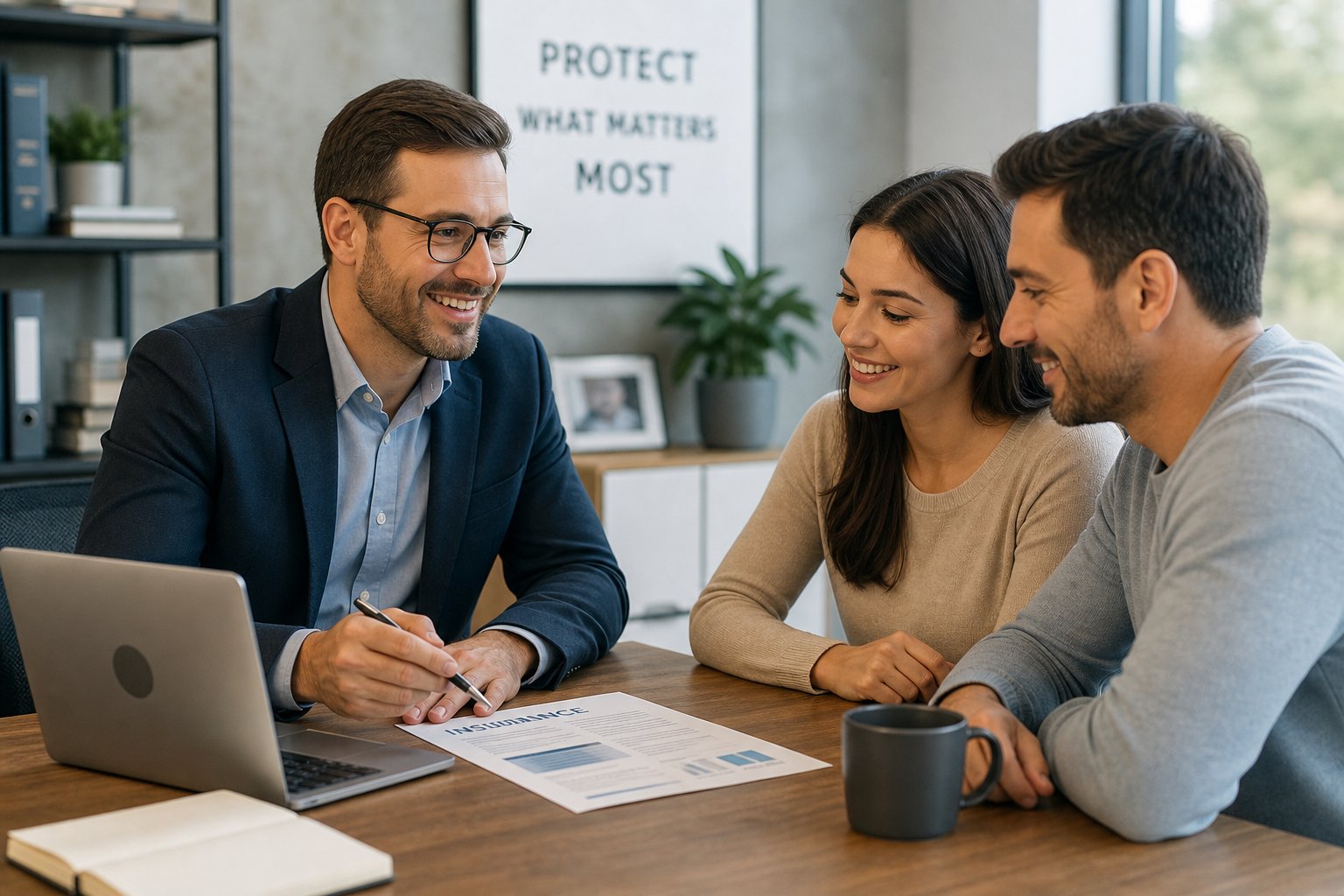 Insurance Planet Network team consulting with clients